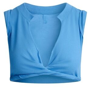 NWT SKIMS Women's Plunge Twist Top